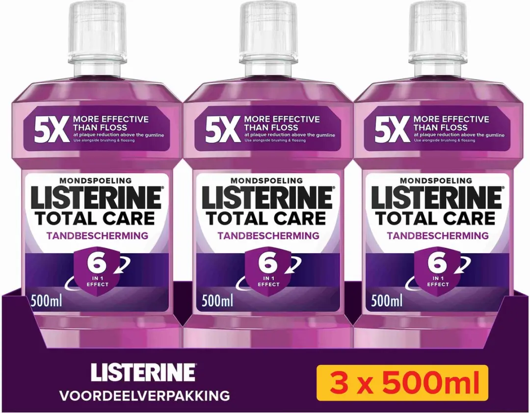 Listerine Total Care Intense Munt 3x500ml