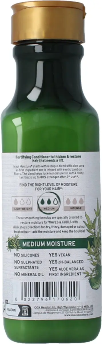 Maui Herstellende Conditioner Bamboevezel 385ml