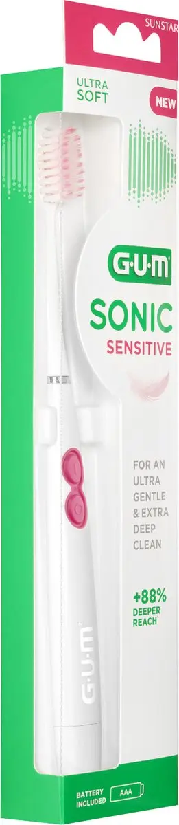 Gum Sonic Sensitive Elektrische Tandenborstel - Wit