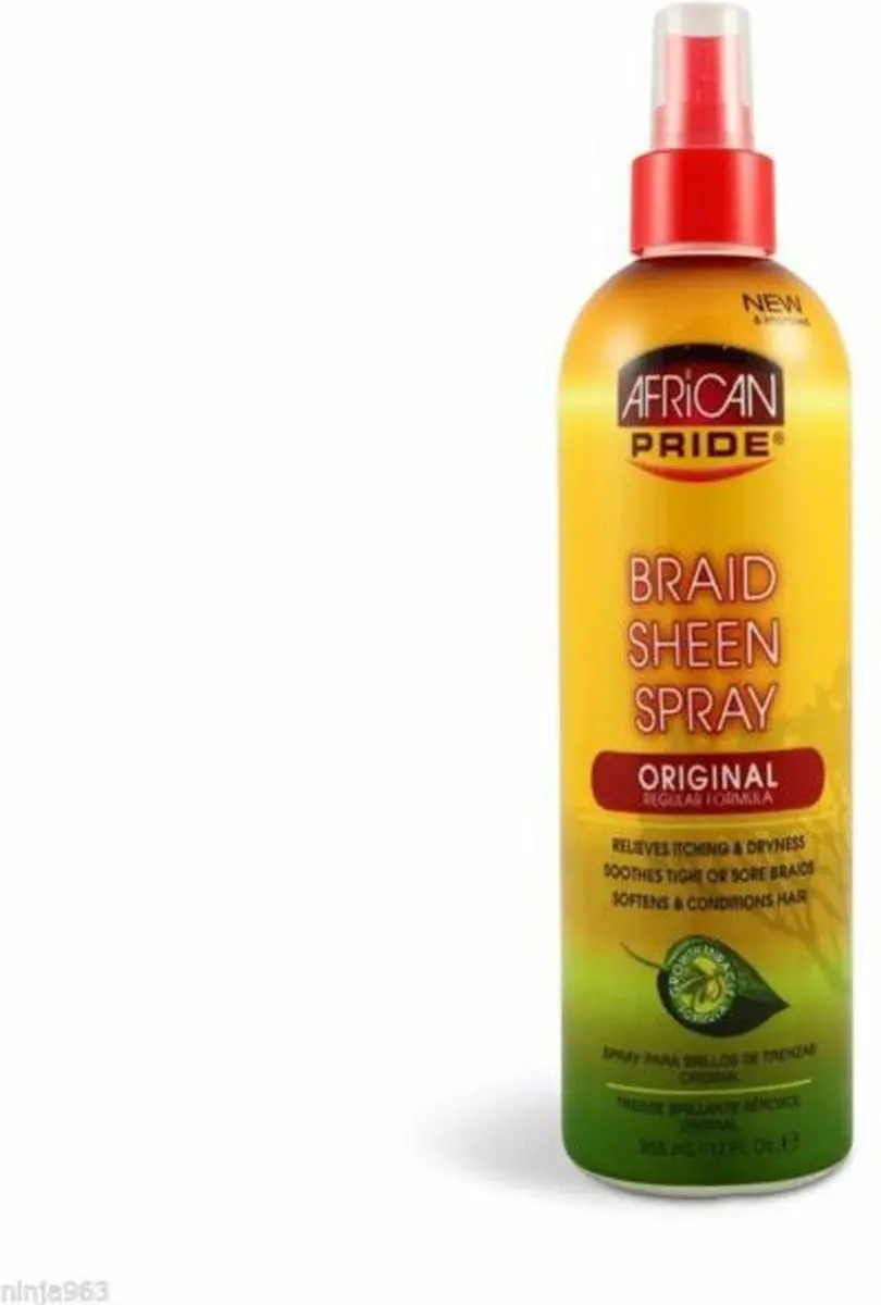 African Pride Olive Miracle Braid Sheen Spray 355ml