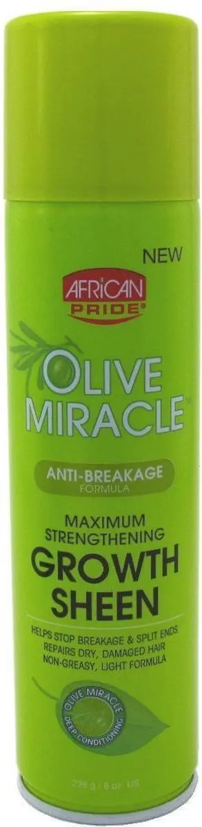 African Pride Olive Miracle Braid Sheen Spray 355ml