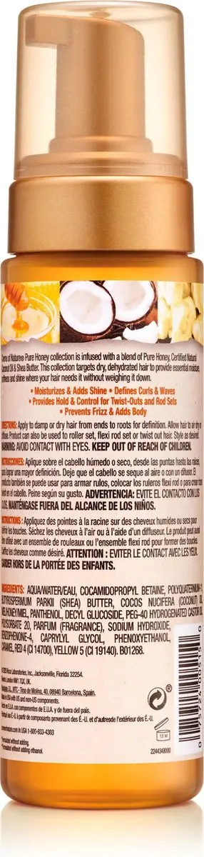 Creme of Nature Pure Honey Foaming Mousse 200ml