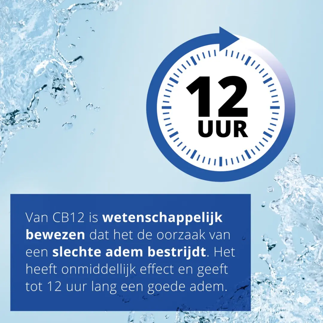 CB12 Original Mondwater 750ml - Fluoride - 3x250ml