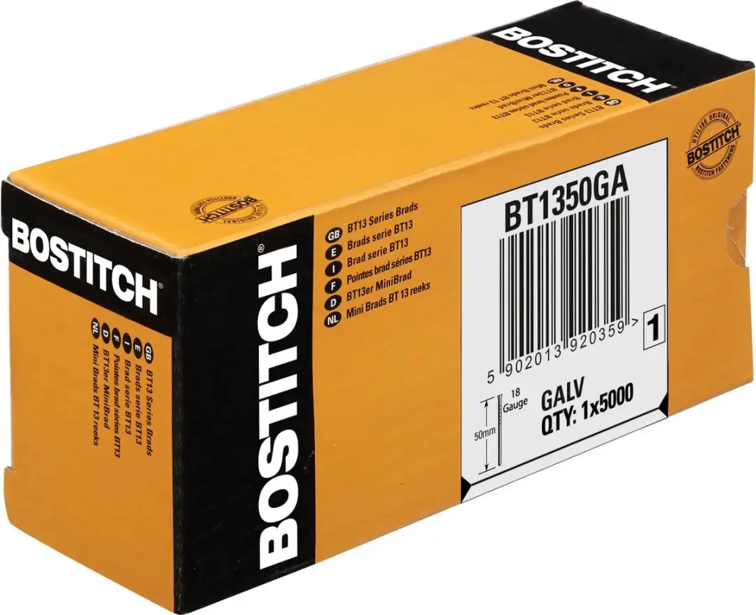 Bostitch BT1350GA Brad Nails 50mm - 18 Gauge - 5000 Stuks