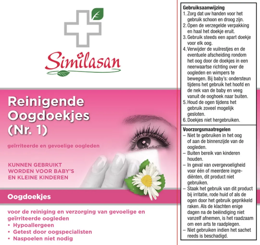 Similasan Reinigende Oogdoekjes 14 Stuks