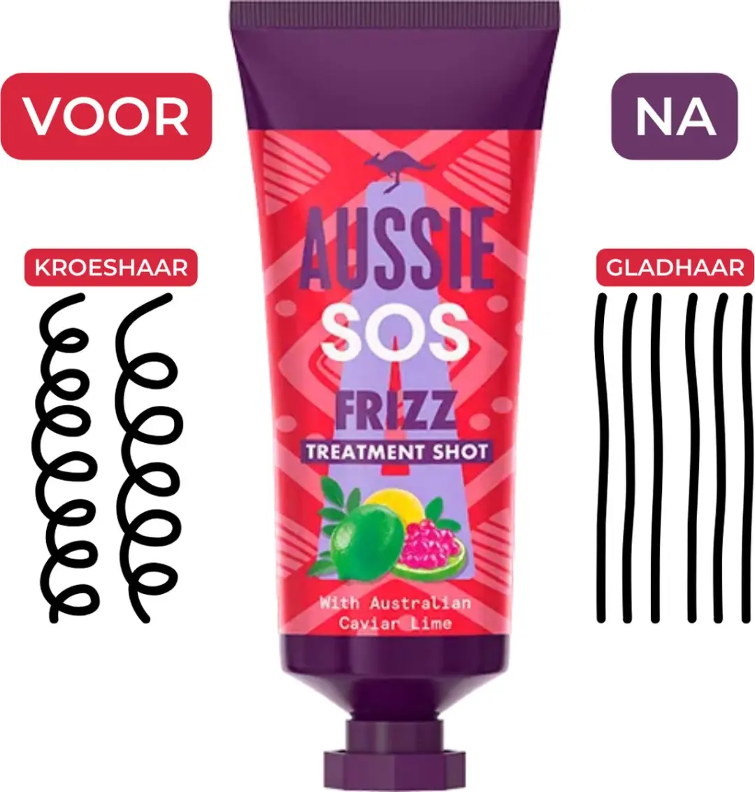 Aussie SOS FRIZZ Reparatie Shot 25ml