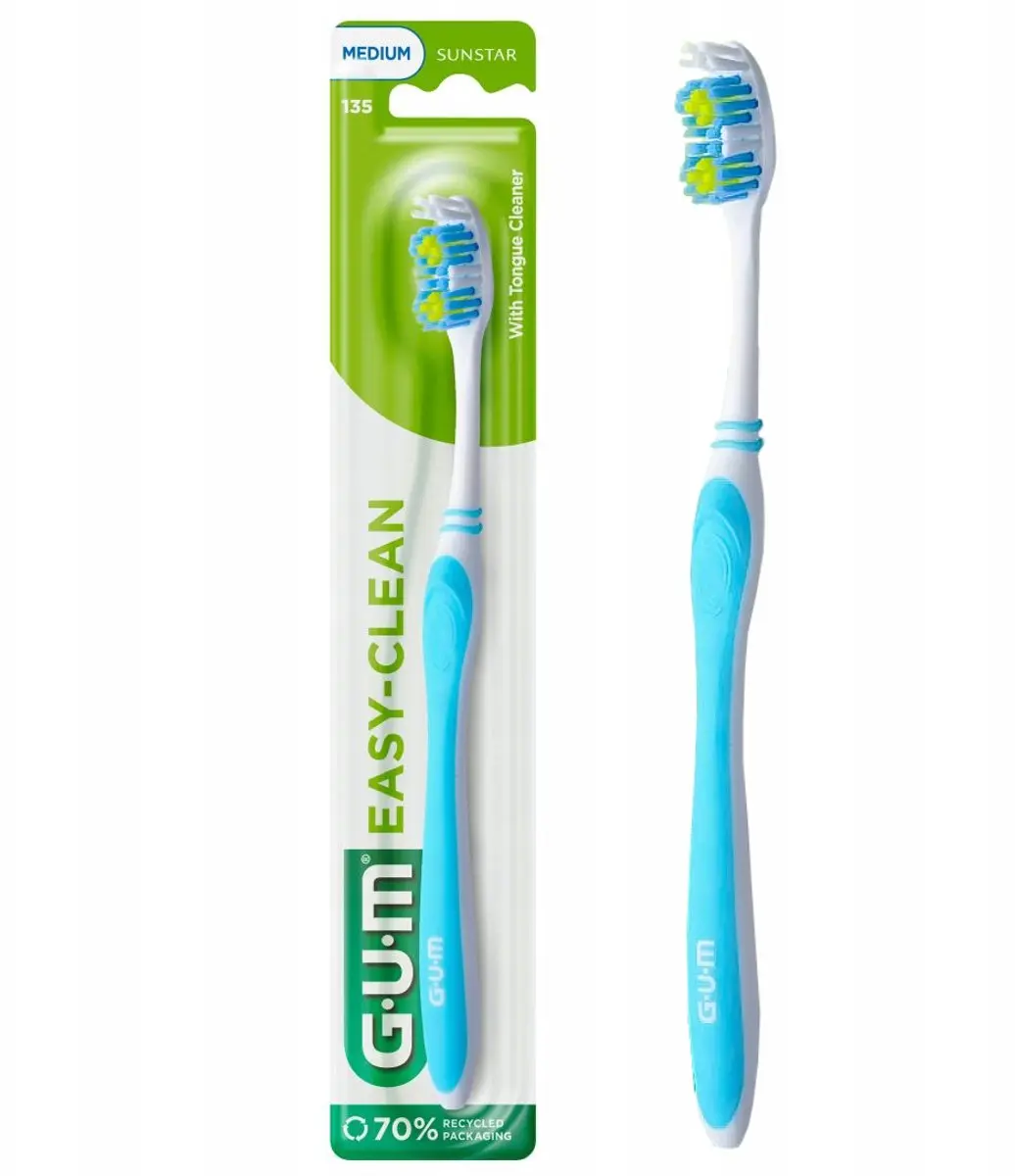 Gum Easy-Clean Handtandenborstel Medium