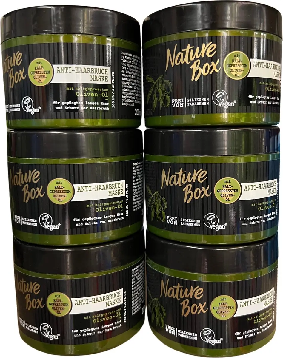 Nature Box Olive Anti-Haarbreuk Masker