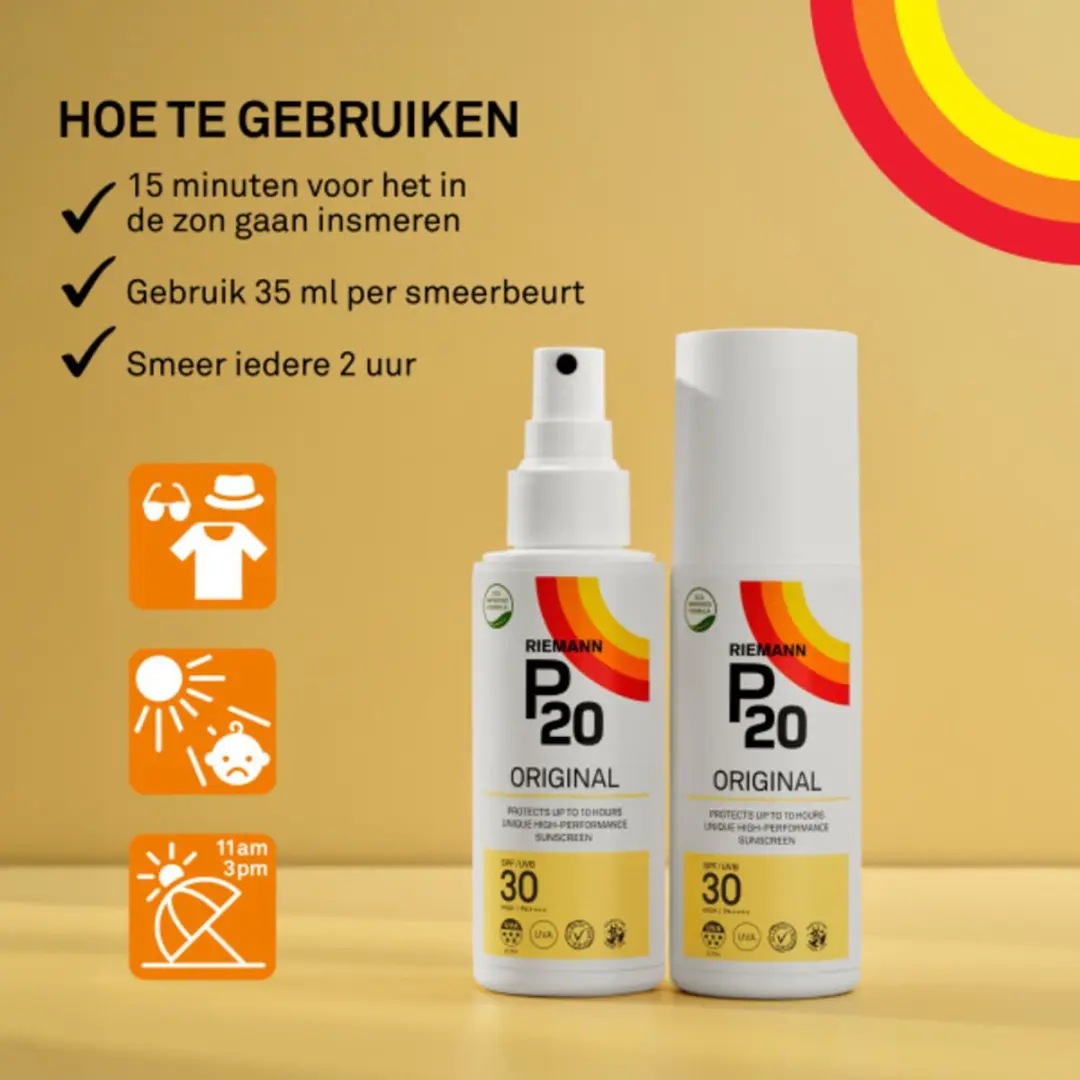 P20 Original SPF 30 Spray 2x85ml