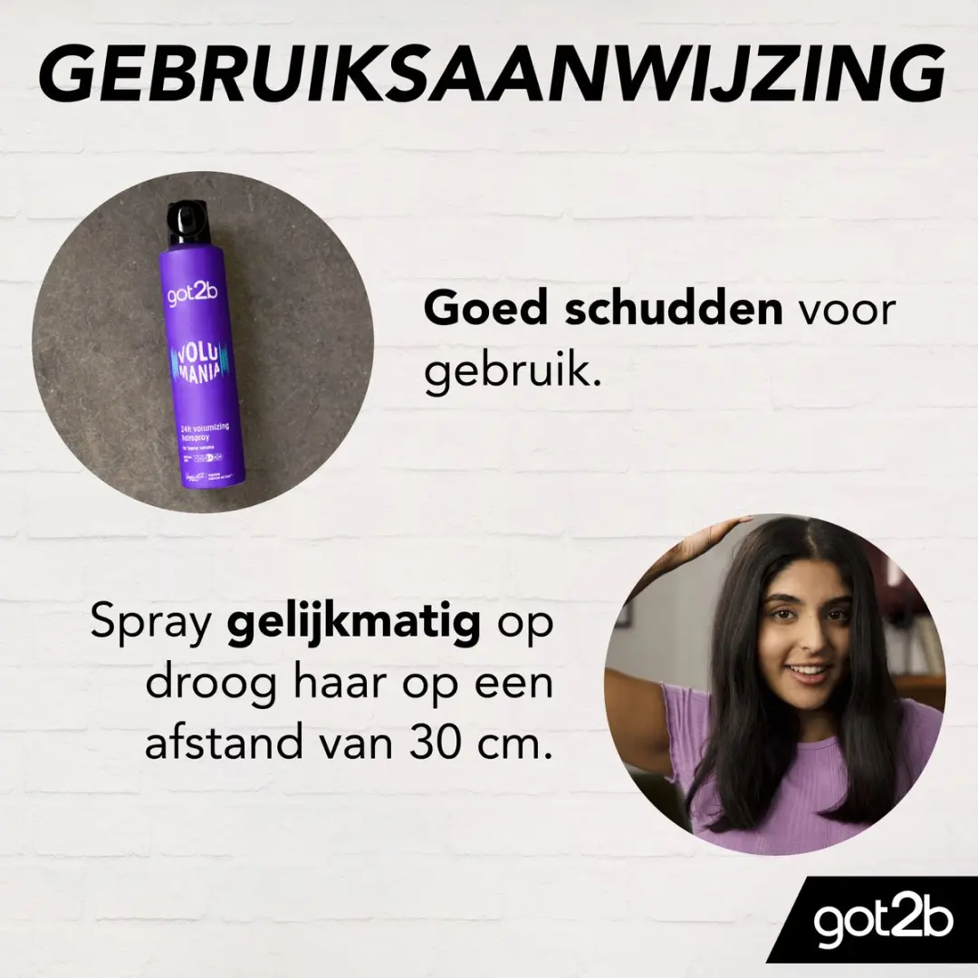 Got2b Volumania 24h Volume Hairspray 6x300ml