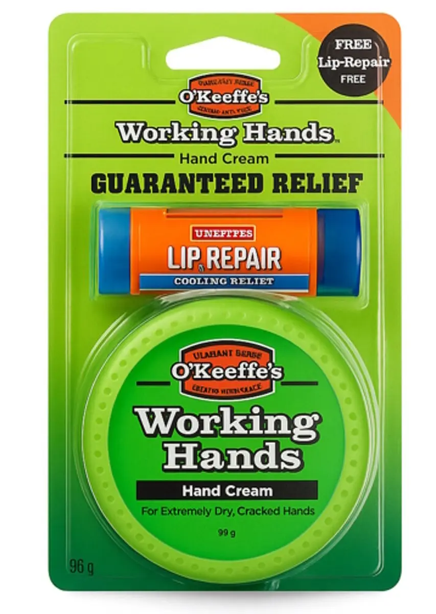 O'Keeffe's Working Hands & Lip Repair 2-in-1