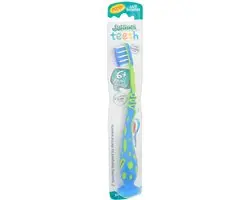 Aquafresh Junior Teeth Tandenborstel - 12 Stuks Blauw/Groen