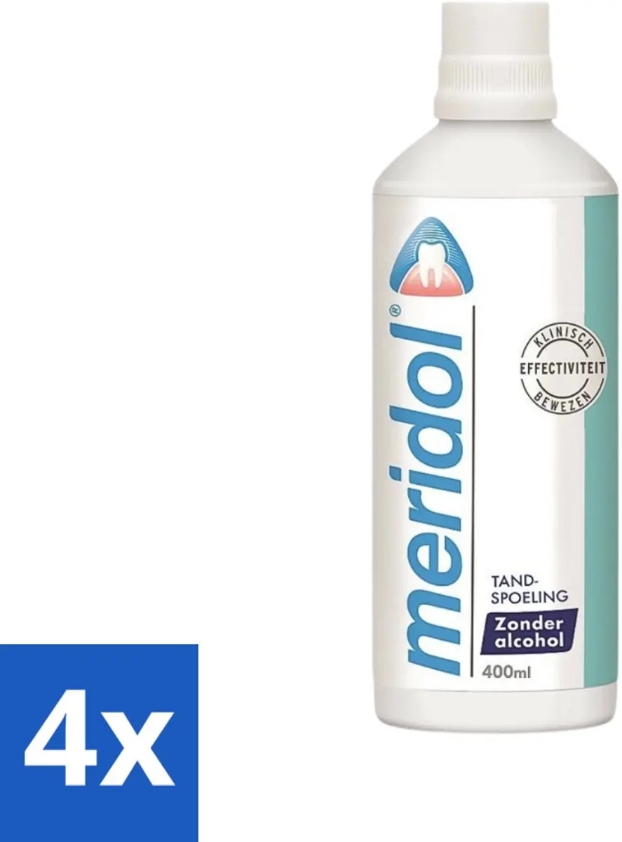 Meridol Mondspoeling Tandvleesbescherming 400ml - 4 Stuks