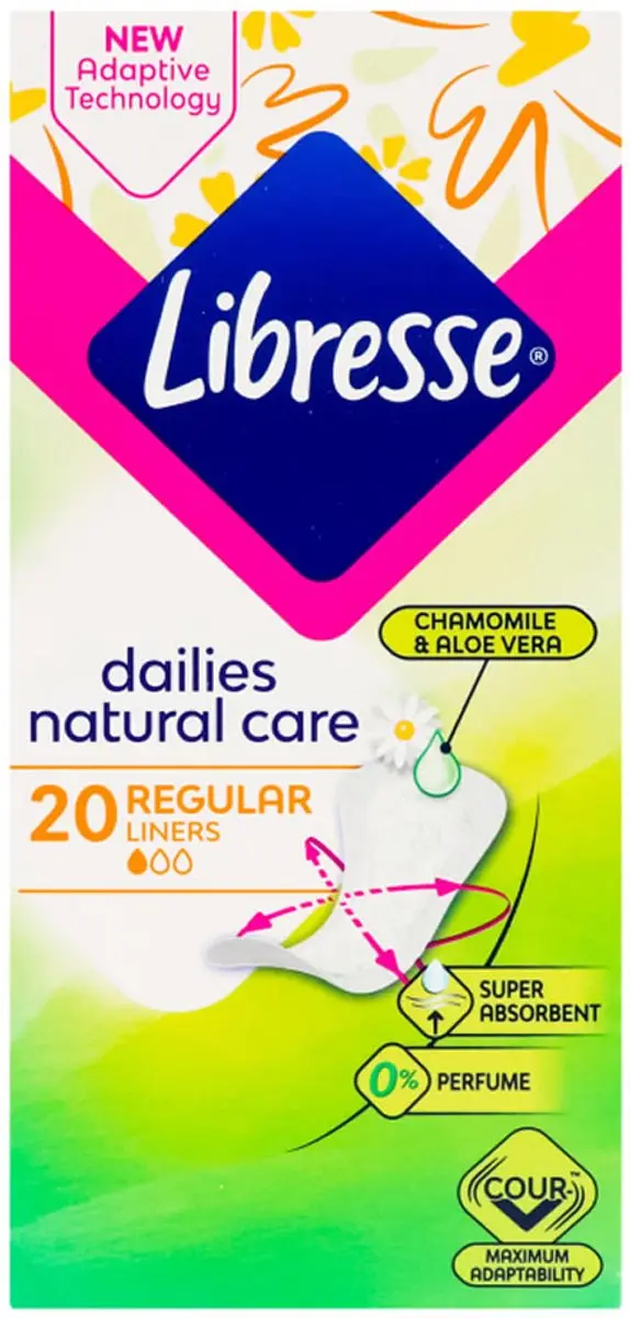 Libresse Natural Care Dagelijkse Inlegkruisjes Normal