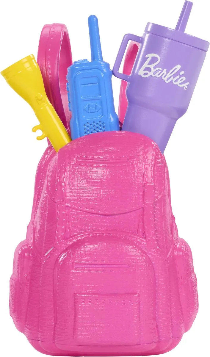 Barbie Outdoor-Abenteuer Malibu JJV59 - Speelgoedset - 6 Spelers - Multicolor
