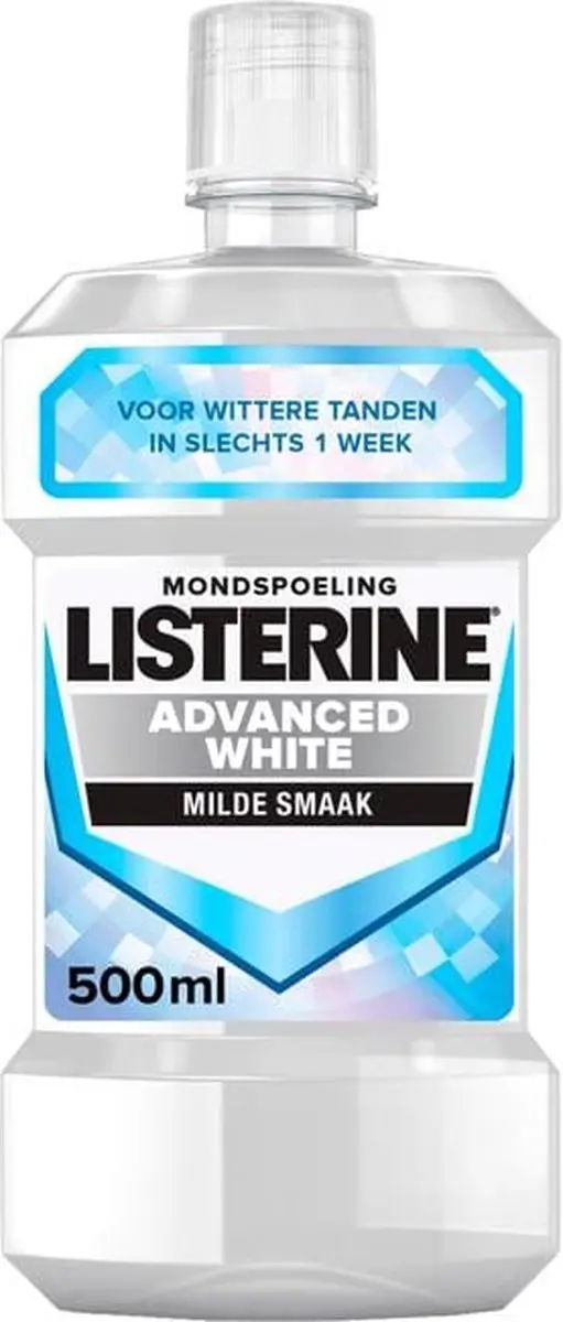 Listerine Mondwater Advanced White Mild 500ml