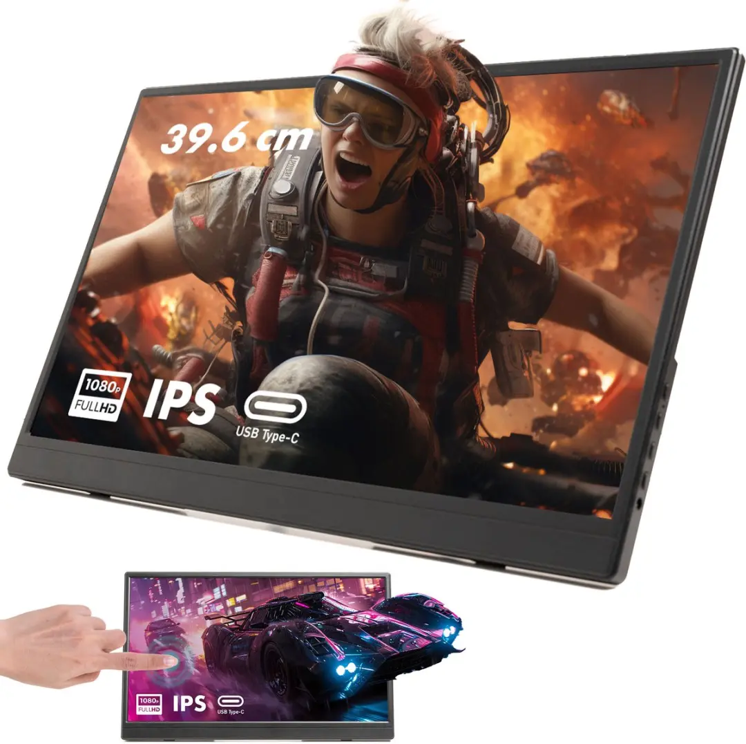 Pora&co IPS Portable Game Monitor 15.6 Inch