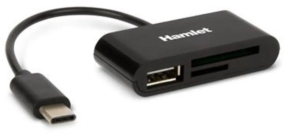 Hamlet XZR100UC Geheugenkaartlezer USB 2.0 Type-C