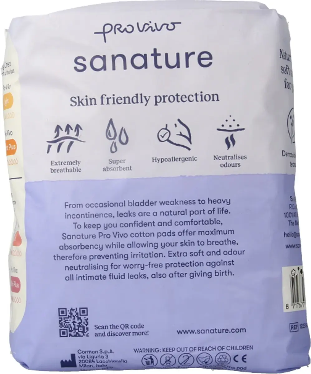 Sanature Pro Vivo Incontinentieverband 12 Stuks