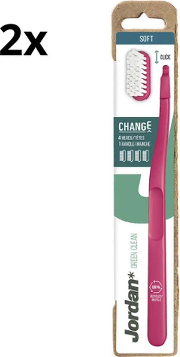 Jordan Tandenborstel Green Clean Soft 4-pack