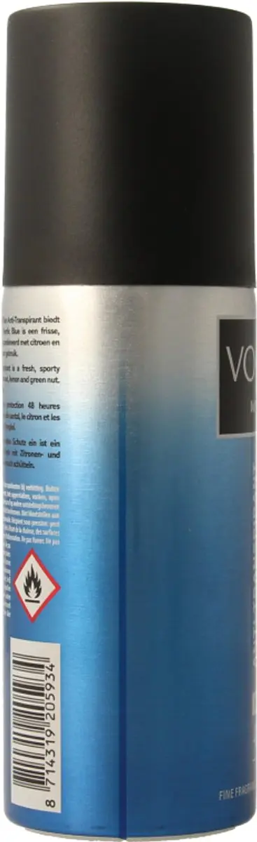 Vogue Men Nordic Blue Anti-Transpirant Spray 150ml