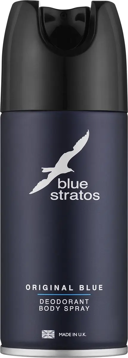 Blue Stratos Deodorant Body Spray Original Blue 150ml