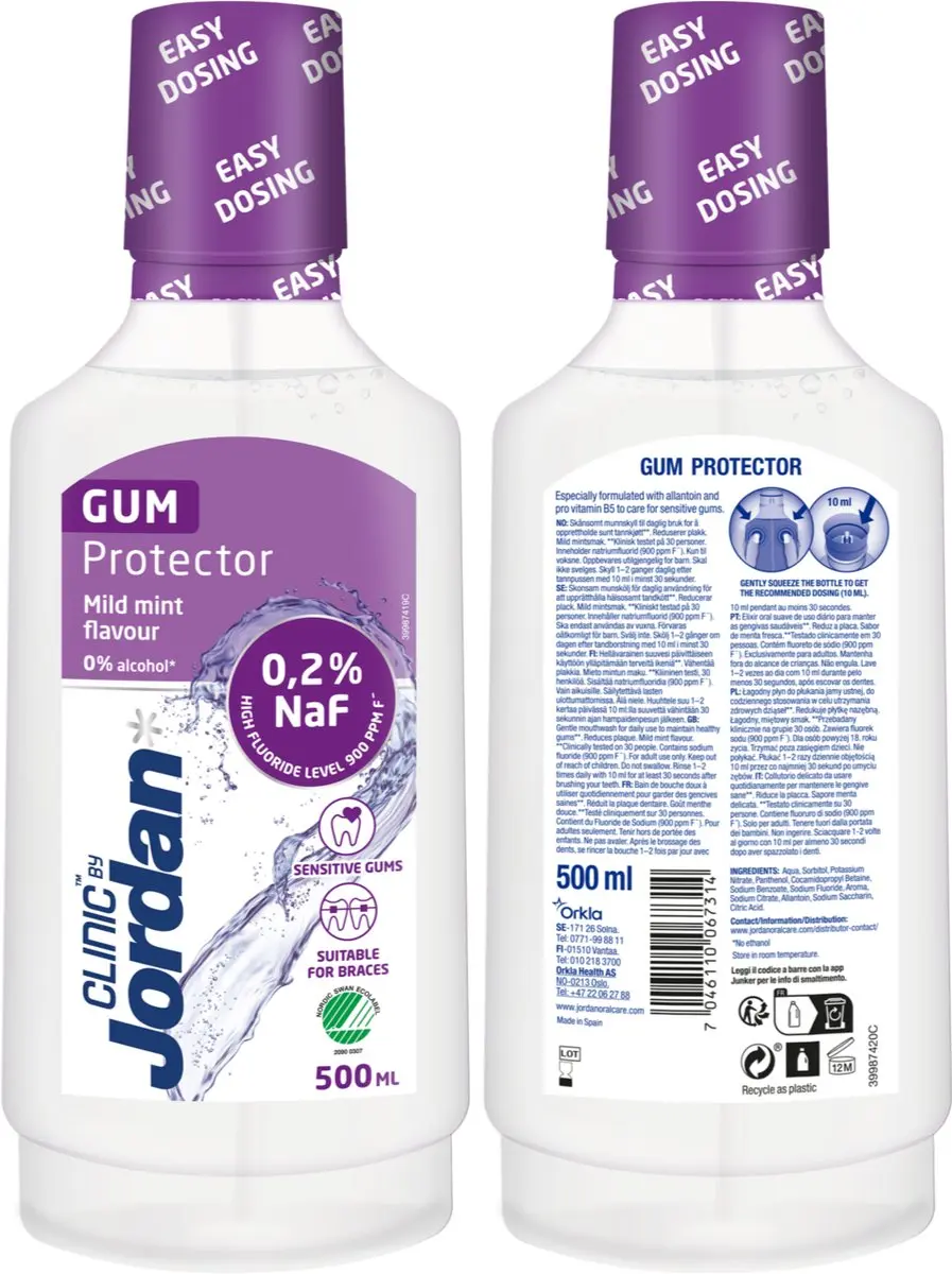 Jordan Clinic Gum Protector Mondspoeling 500ml