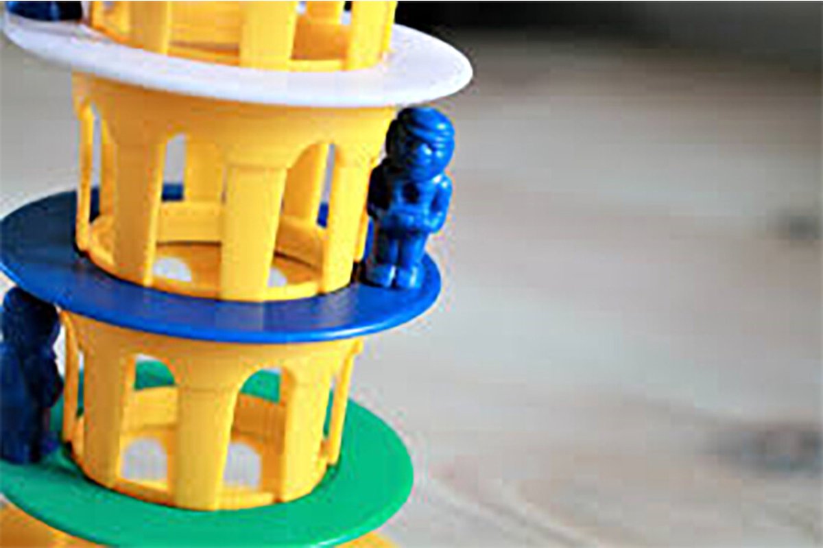 Toren van Pisa - Actiespel - Vanaf 4 jaar - 2 tot 4 spelers - Bordspel voor kinderen - Familiespel