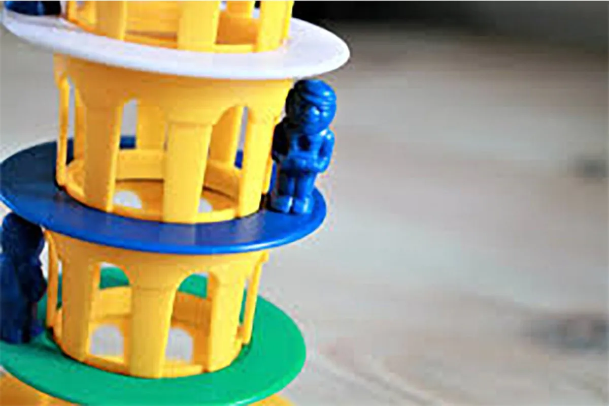Jumbo Toren van Pisa Actiespel - 2-4 Spelers - Vanaf 4 Jaar