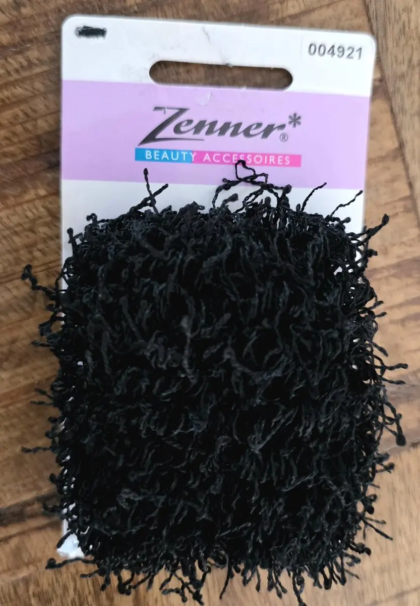 Zenner Donut Haarelastiek 2x - Zwart - 25mm