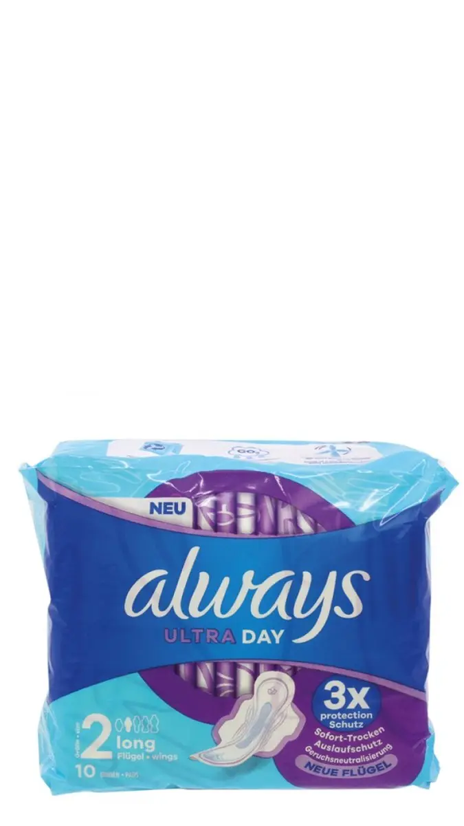 Always Ultra Dun Maandverband Lang met Vleugels