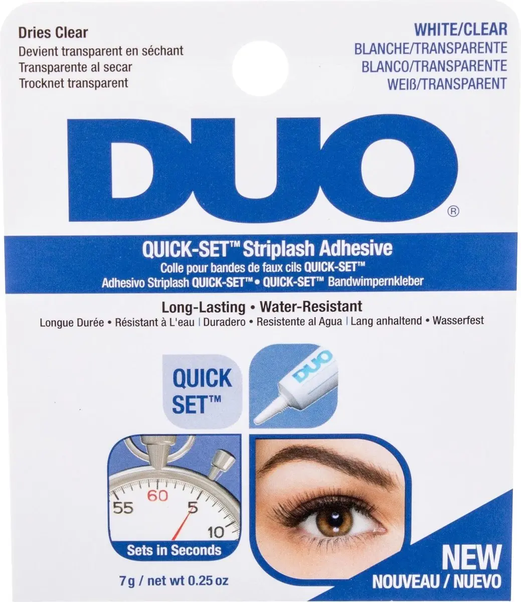 Duo Quick-Set Striplash Adhesive 7g - Wit/Transparant - afbeelding 6 van 6