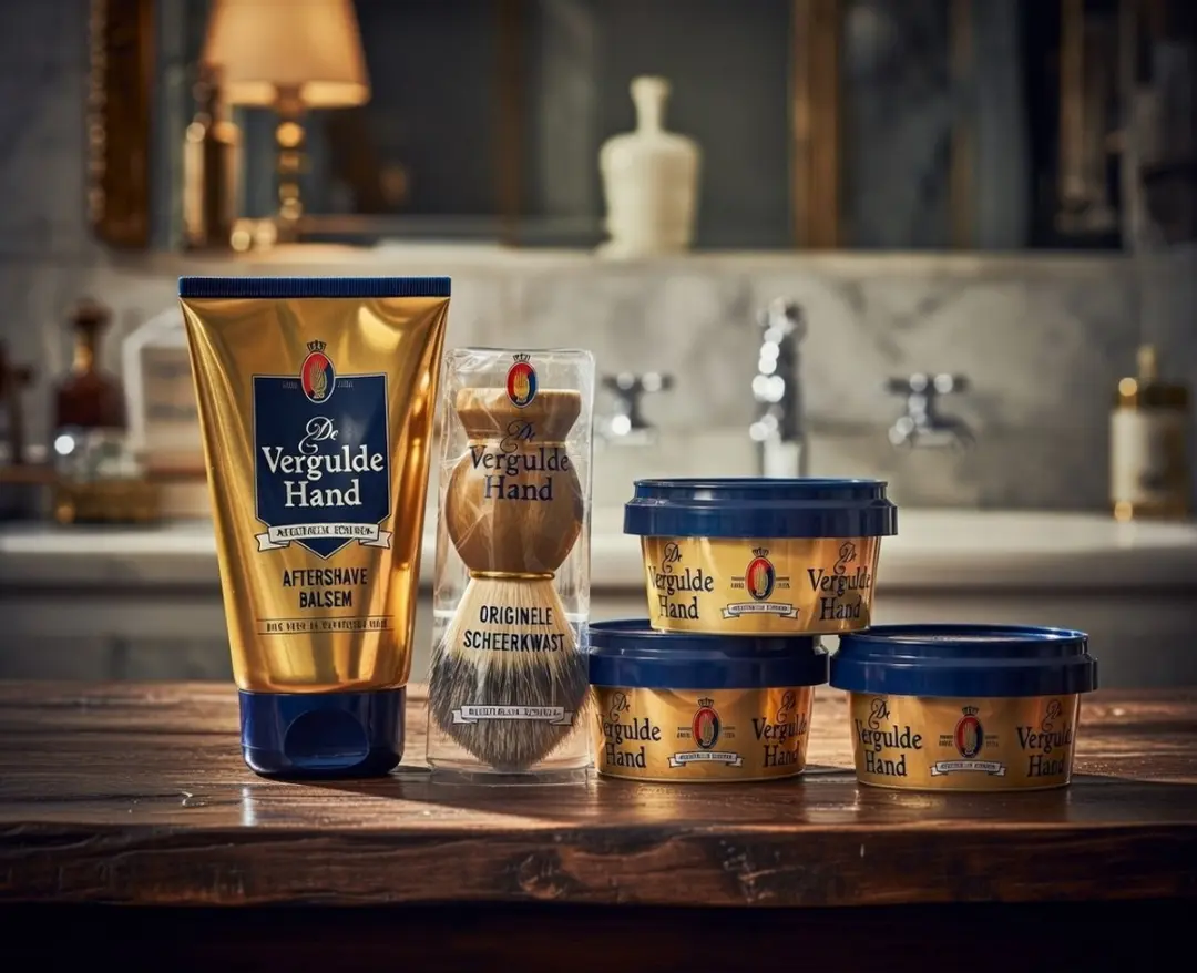 De Vergulde Hand Pakket - Aftershave Balsem & Scheerzeep 3x75ml