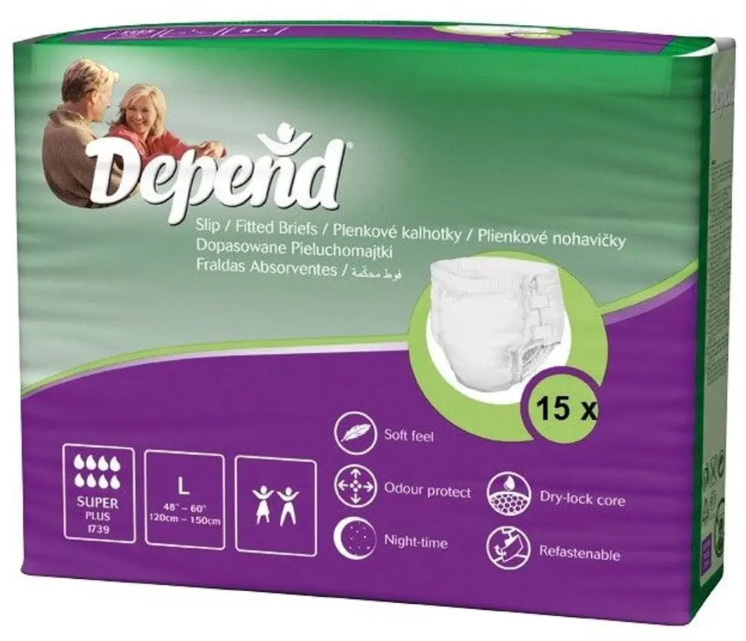 Depend Slip Super Plus Large Incontinentie