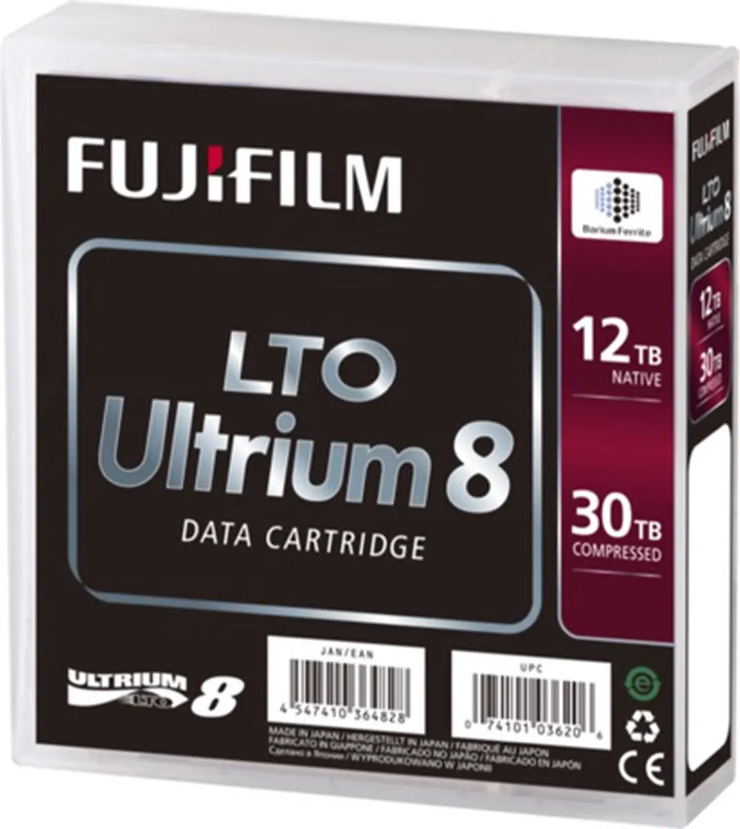 Fujifilm LTO Ultrium 8 16551221 - 12TB/30TB - Zwart