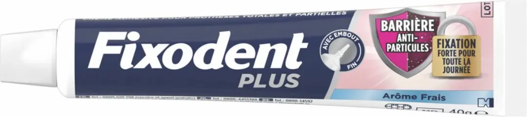 Fixodent Plus Food Barrier Frisse Smaak - 40g