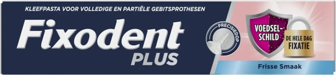 Fixodent Plus Food Barrier Frisse Smaak - 40g
