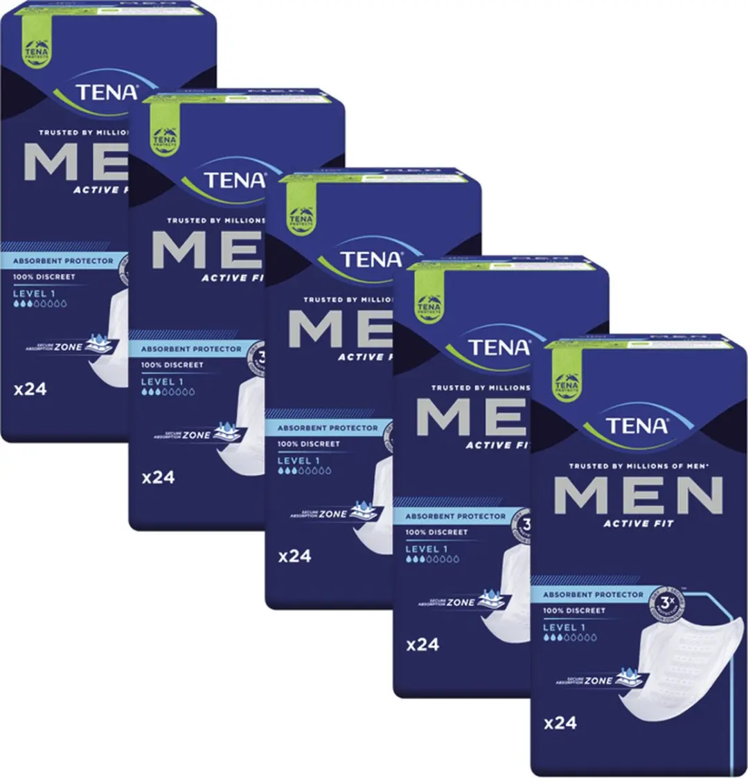 TENA Men Active Fit Level 1 - 120 Stuks