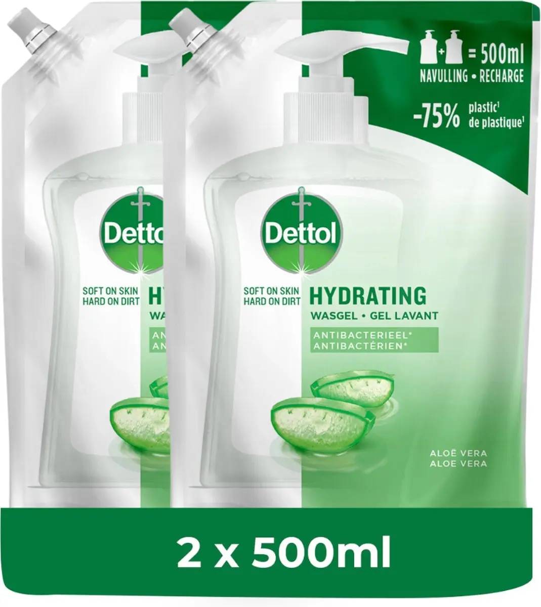 Dettol Refill Hydraterende Aloë Vera 500ml