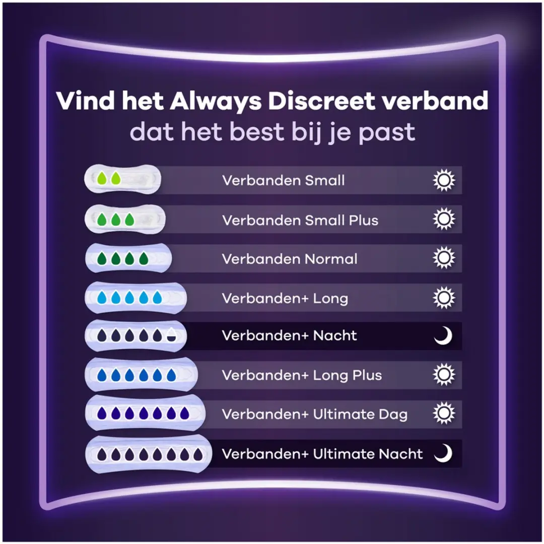 Always Discreet Ultimate Nacht Verband Dames XL - 48 Stuks