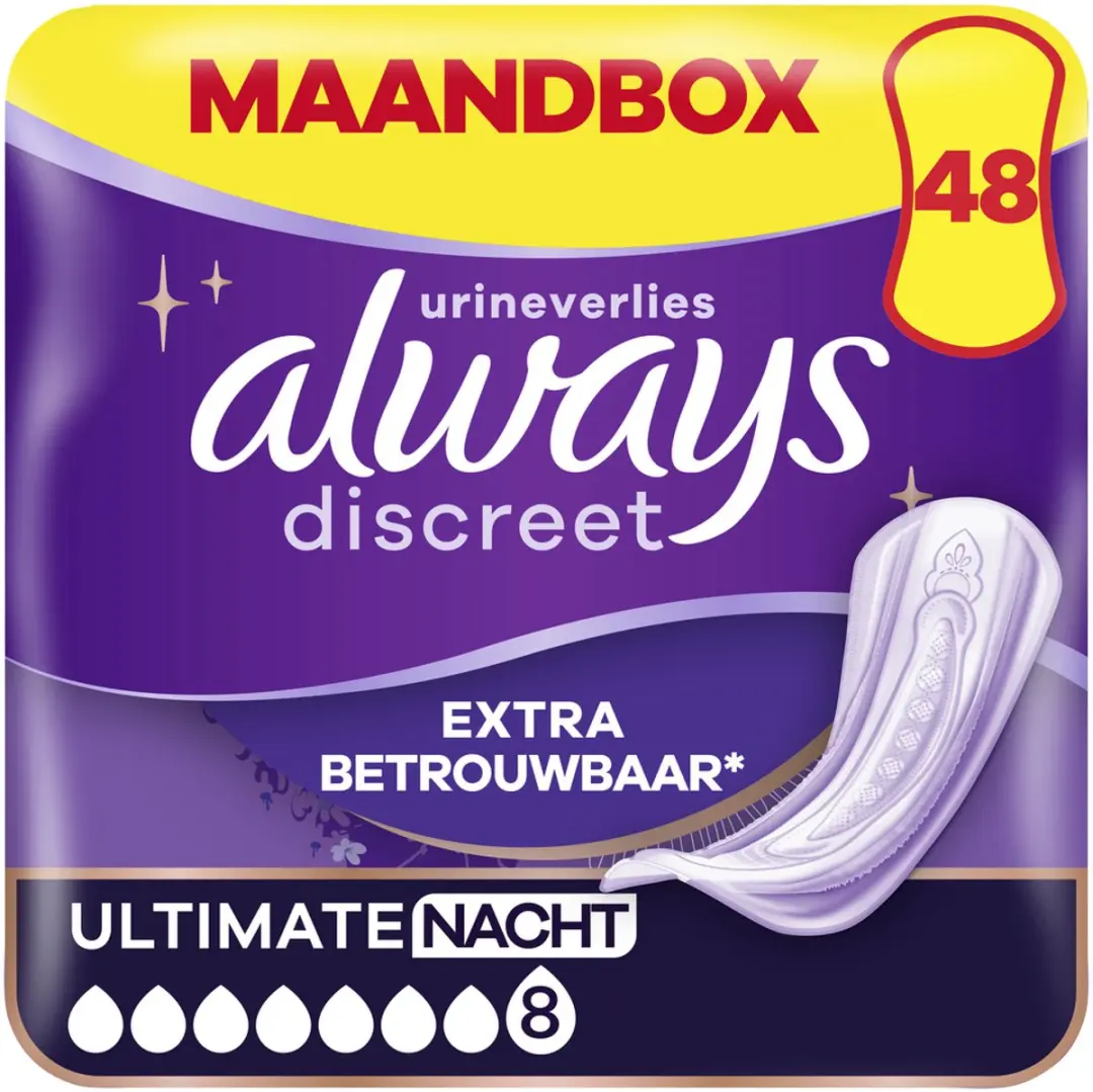 Always Discreet Ultimate Nacht Verband Dames XL