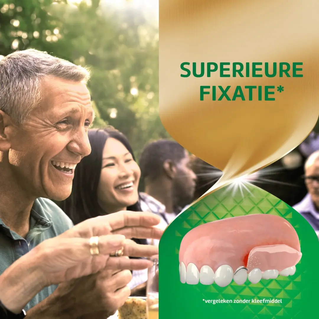 Corega Max Hold + Block Mild Mint Kleefcrème - 420g - afbeelding 6 van 6