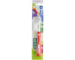 Gum Kids Tandenborstel Roze/Paars - 4 Stuks