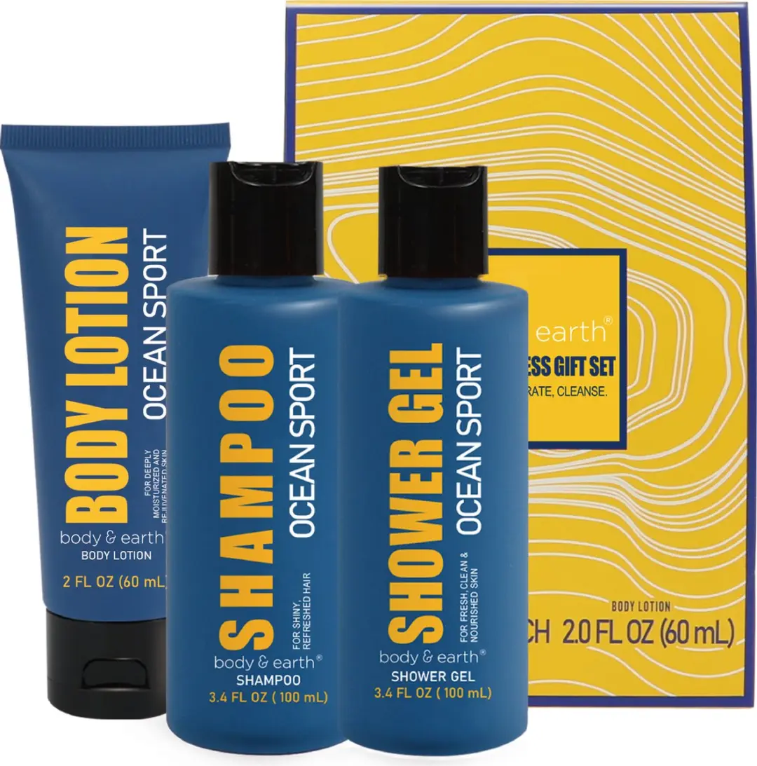 Body & Earth Wellness Geschenkset Heren