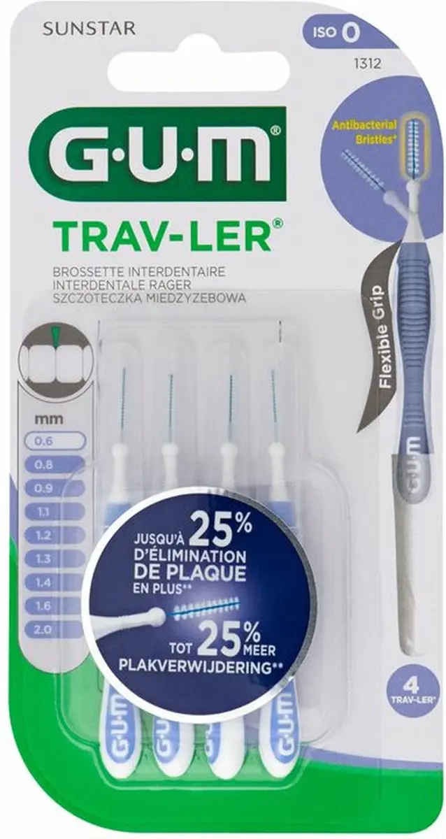 GUM Trav-Ler Ragers 0.6mm