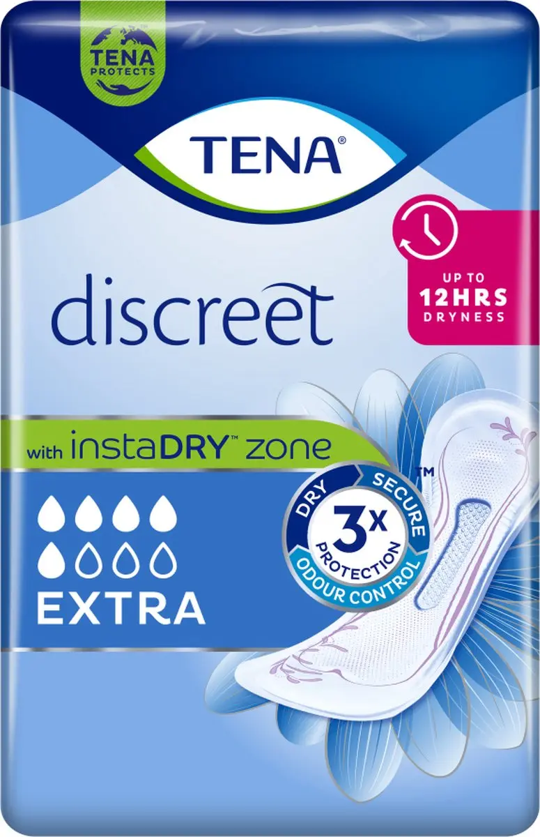 TENA Lady Discreet Extra Inlegkruisjes - 200 Stuks