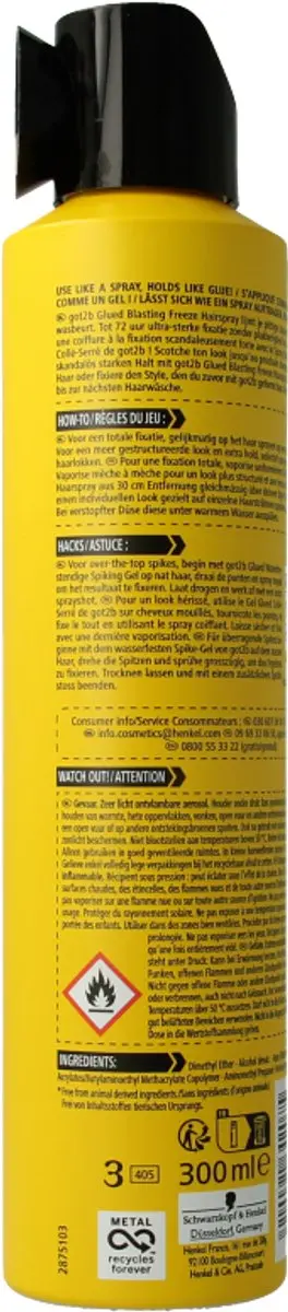 Got2B Hairspray Bikkelhard