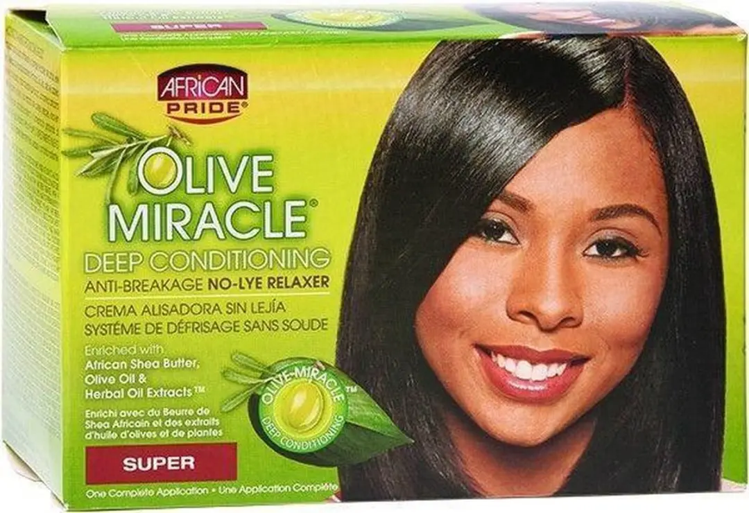 African Pride Olive Miracle Relaxer Kit - 412g