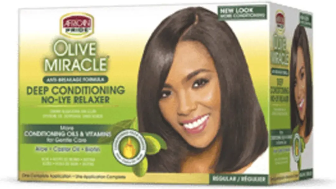 African Pride Olive Miracle Relaxer Kit - 412g