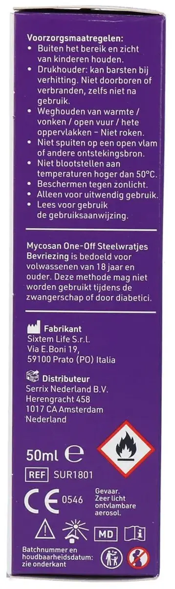 Mycosan One-Off Steelwratjes Bevriezing 50ml